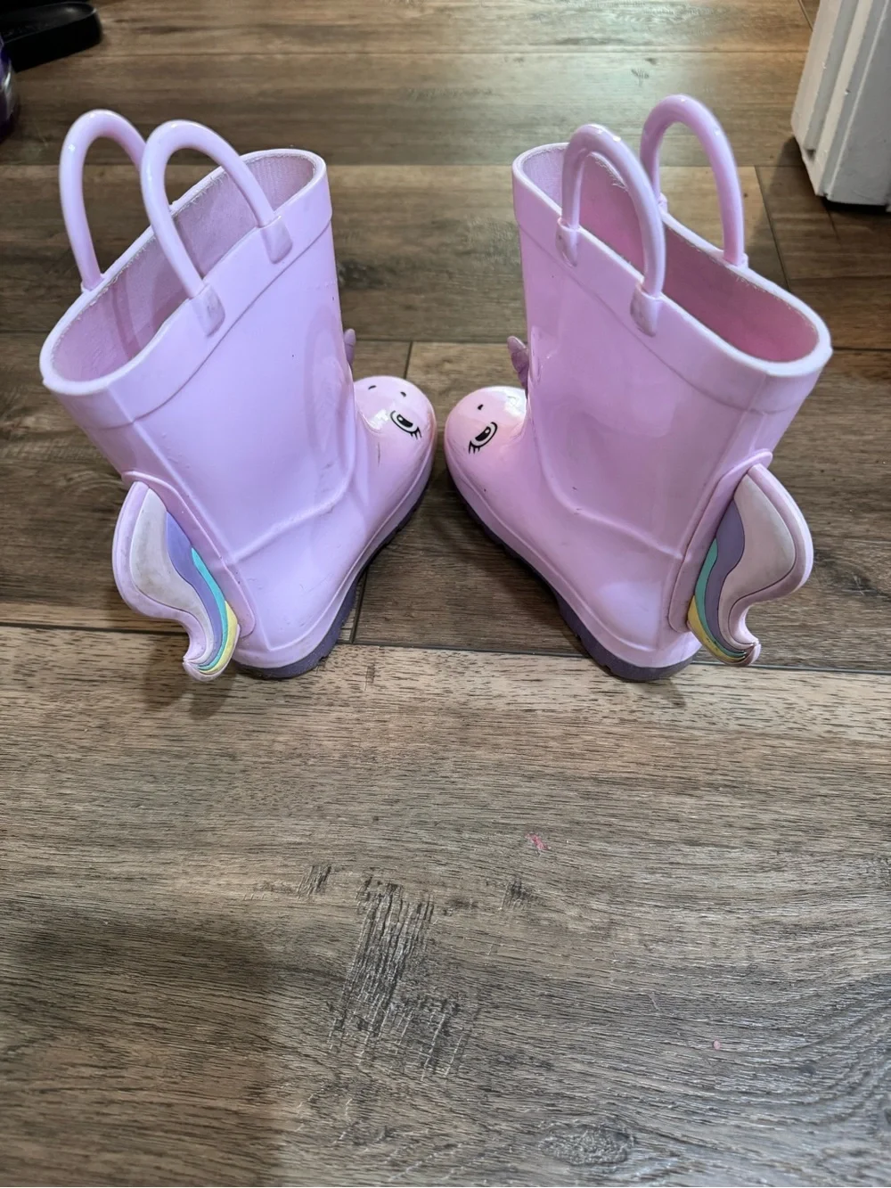 Old Navy Girls Lavender Unicorn Rain Boots